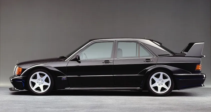 Mercedes,W201,190E,Evolution2,vue de côté