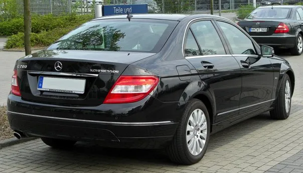 Mercedes,W204,C-class,rear