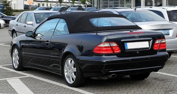 Mercedes,A208,CLK,cabriolet,rear