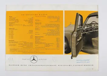 メルセデス,W105,ポントン,Typ219,カタログ