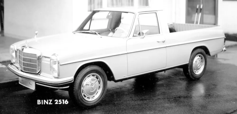 Mercedes,W115,Pickup Truck,front
