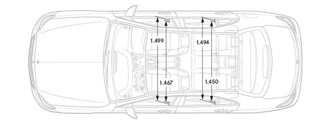 Mercedes,W213,dimensions