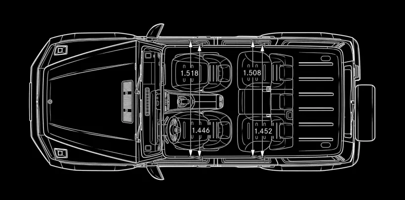 Mercedes,W463_2,G-class,Maße