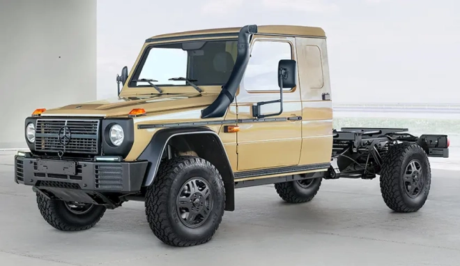 Mercedes,W464,G-klasse,Chassis,Frontansicht
