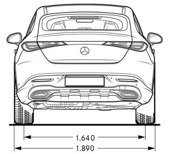 Mercedes,C254,GLC-Coupé,Maße