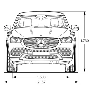 Mercedes,C167,GLE-Coupe,dimensions