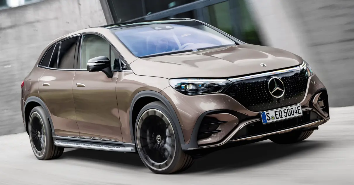 メルセデス・X294・EQE SUV・フロント