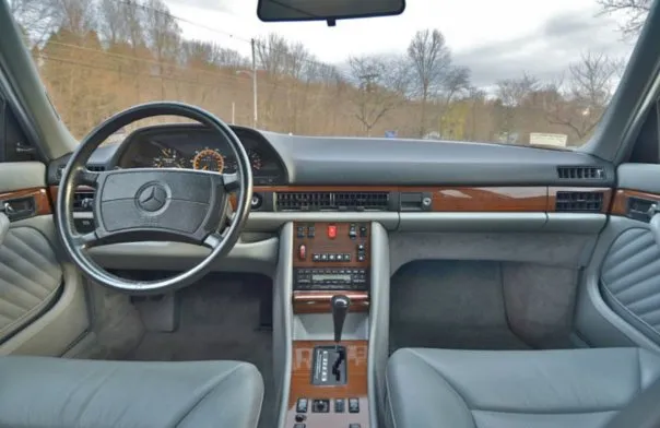 Mercedes,W126,S-Klasse,2te,Instrumententafel