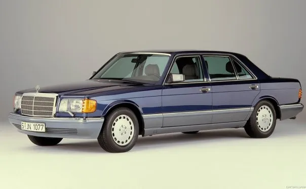 Mercedes,W126,S-class,2nd,front