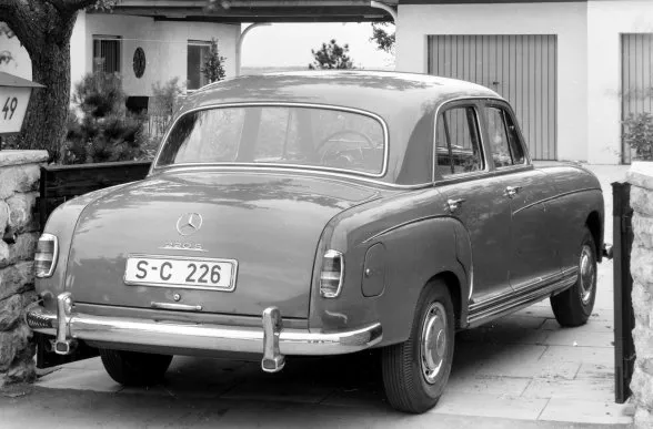 Mercedes,W180,rear