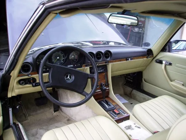 Mercedes,C107,SL,dashboard