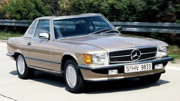 Mercedes,R107,SL,front