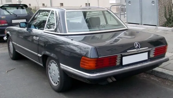 Mercedes,R107,SL,rear