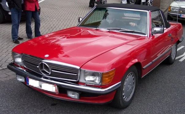 Mercedes,R107a,SL,front