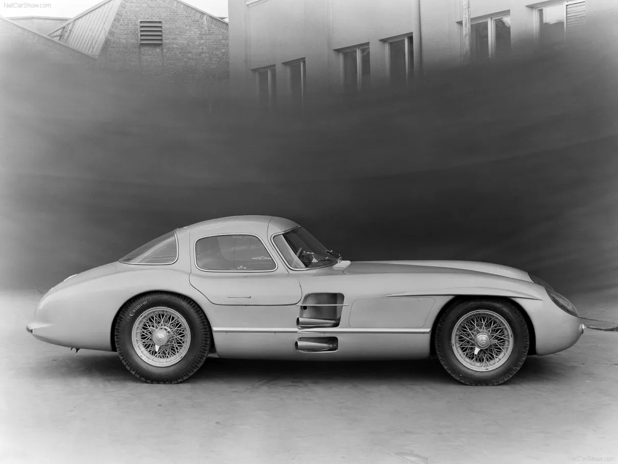 Mercedes,W196,300slr,Seitenansicht