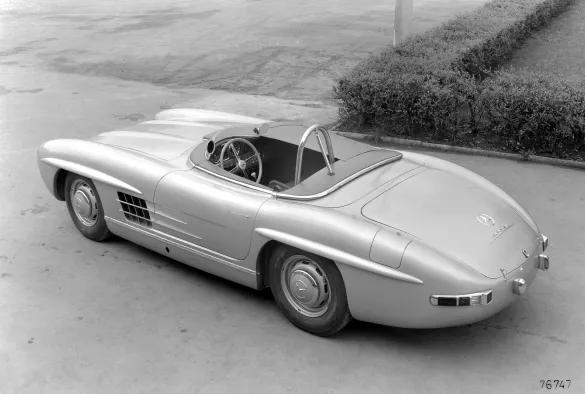 Mercedes,W196,300sls,Rückansicht